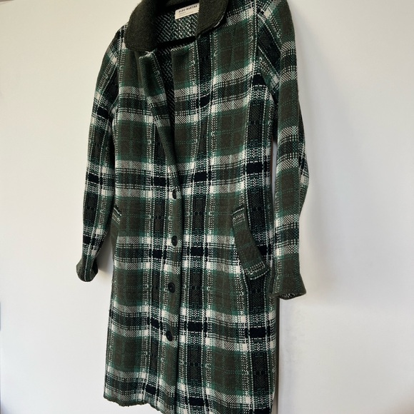 Aldomartins for Anthropologie Plaid Cardigan Sweater coat - Picture 6 of 8
